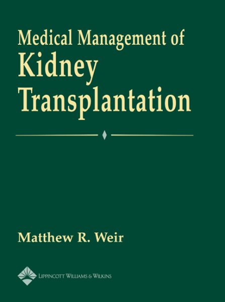 Medical Management of Kidney Transplantation cover