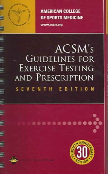 ACSM's Guidelines For Exercise Testing And Prescription cover