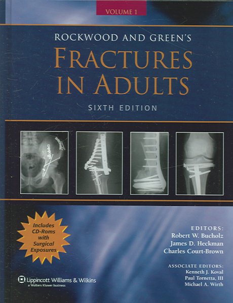 Rockwood And Green's Fractures in Adults cover
