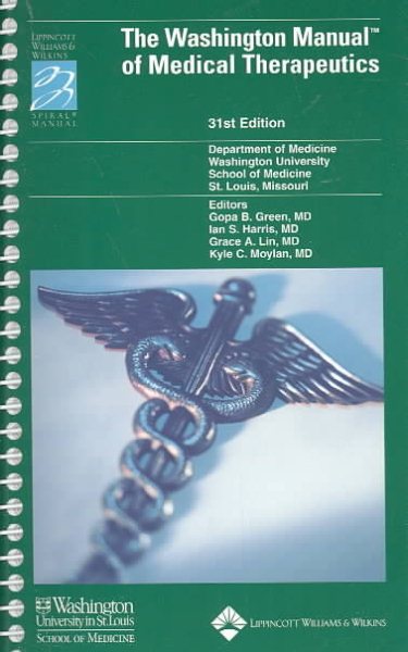 Washington Manual of Medical Therapeutics, 31st Edition cover