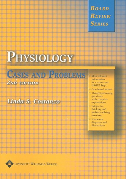BRS Physiology Cases and Problems (Board Review Series) cover
