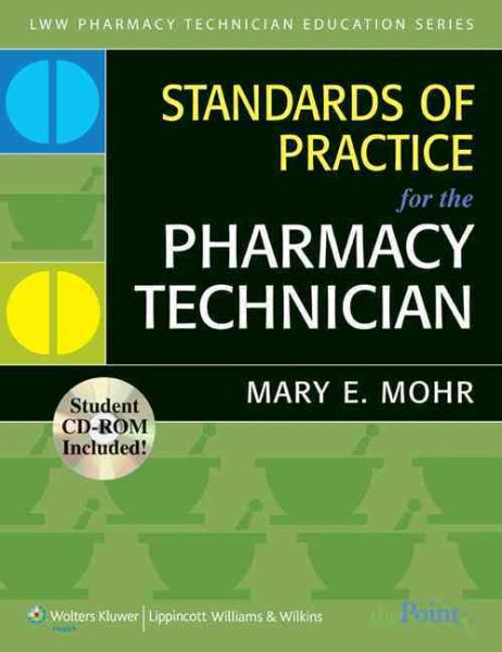 Standards of Practice for the Pharmacy Technician (Lww Pharmacy Technician Education) cover