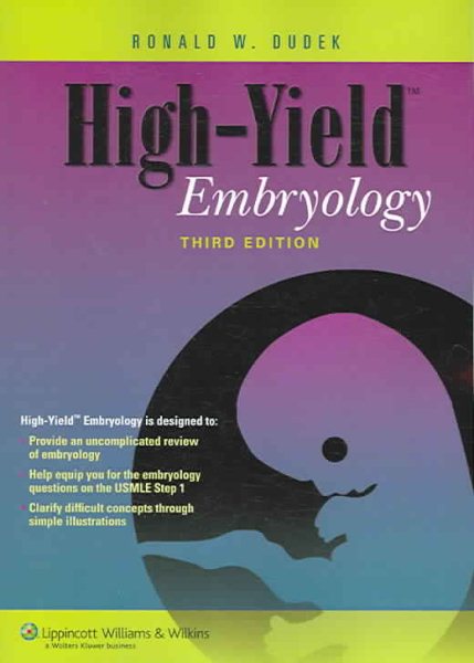 High-Yield Embryology cover