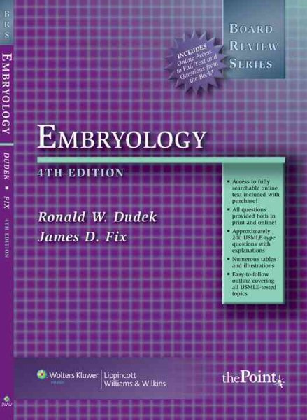 Embryology (Board Review Series) cover
