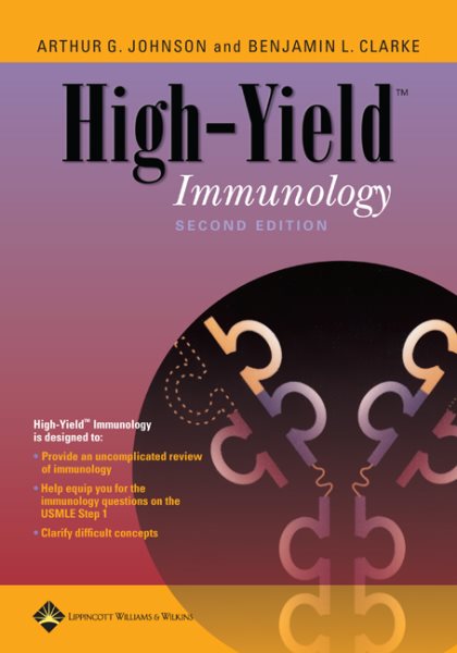 High-Yield(TM) Immunology (High-Yield  Series)