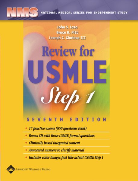 Review for Usmle Step 1 (REVIEW FOR UNITED STATES MEDICAL LICENSING EXAMINATION (STEP 1)) cover