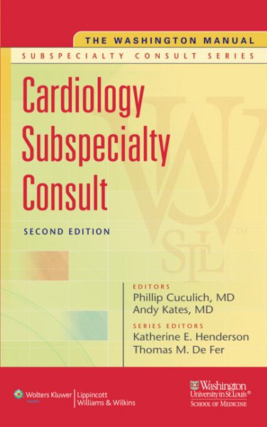 The Washington Manual Cardiology Subspecialty Consult cover