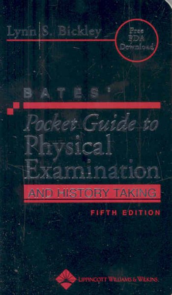 Bates' Pocket Guide to Physical Examination and History Taking (Professional Guide Series) cover