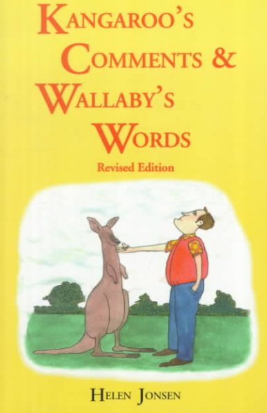 Kangaroo's Comments & Wallaby Words: The Aussie Word Book cover