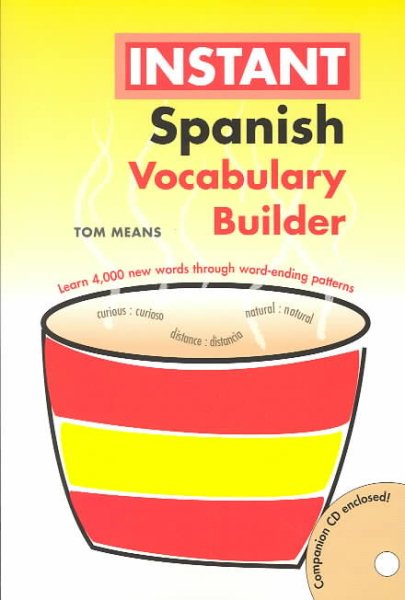 Instant Spanish: Vocabulary Builder (Hippocrene Instant Vocabulary Builder) (English and Spanish Edition) cover
