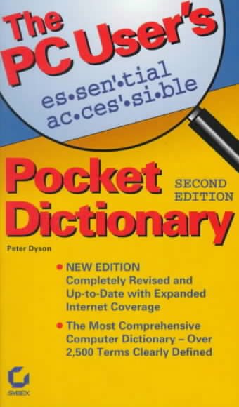 The PC User's Essential Accessible Pocket Dictionary cover