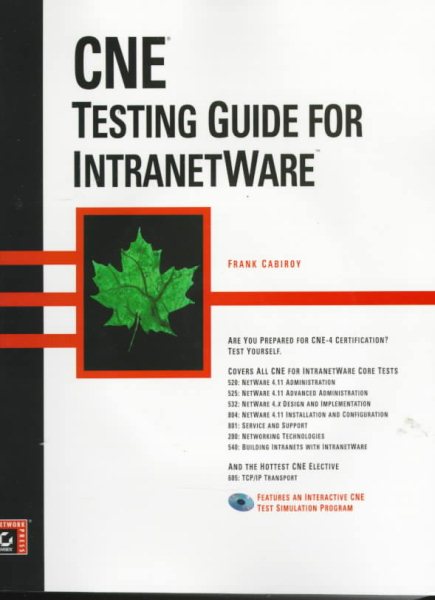Cne Testing Guide for Intranetware cover