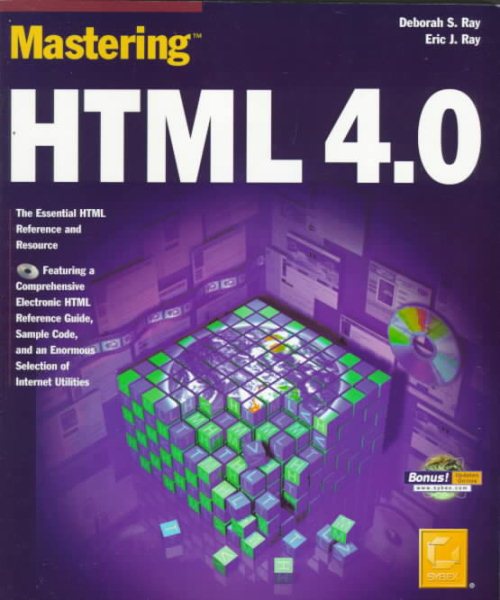 Mastering Html 4.0 cover