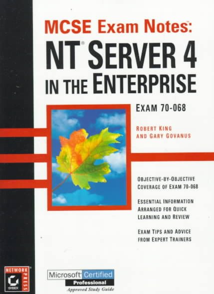 McSe Exam Notes: Nt Server 4 in the Enterprise cover