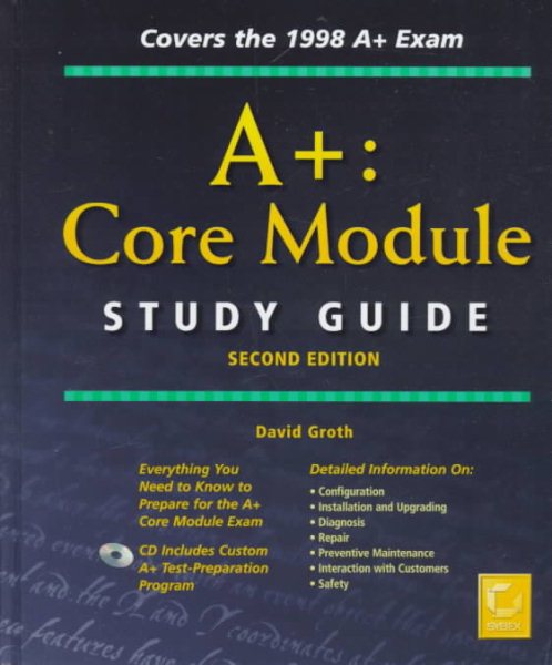 A+: Core Module Study Guide (Certification Study Guide                                  0) cover