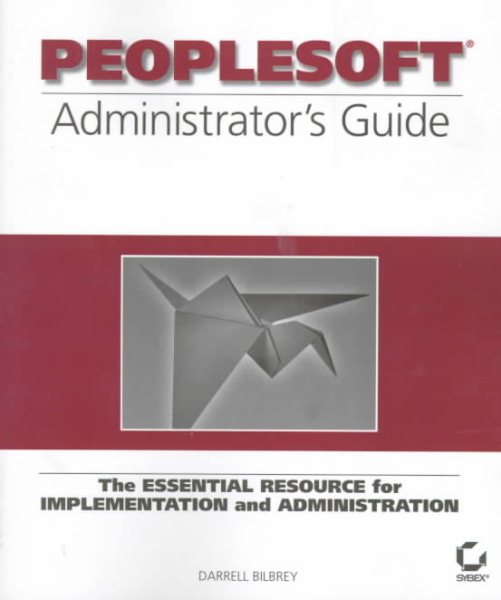 Peoplesoft Administrator's Guide cover