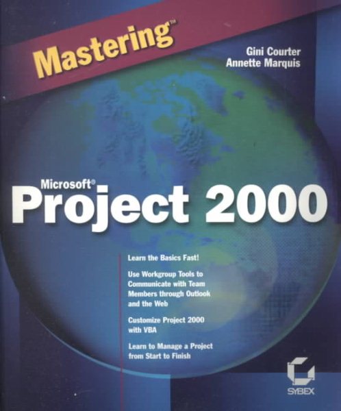 Mastering Microsoft Project 2000 cover