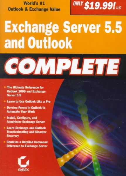 Exchange Server 5.5 and Outlook Complete cover