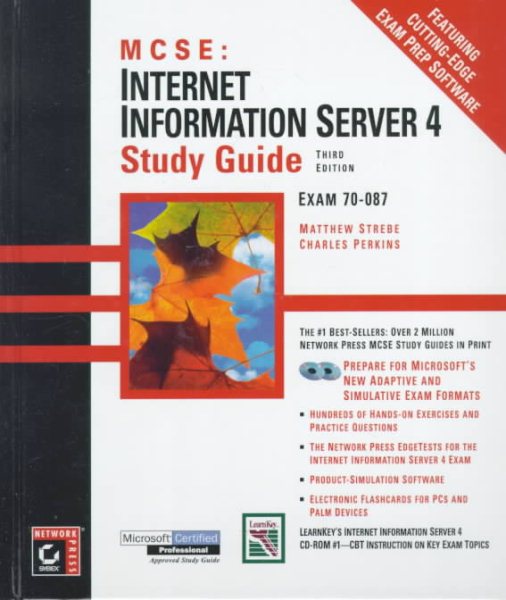 MCSE: Internet Information Server 4 Study Guide Exam 70-087 (With CD-ROM) cover