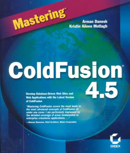 Mastering ColdFusion 4.5 cover