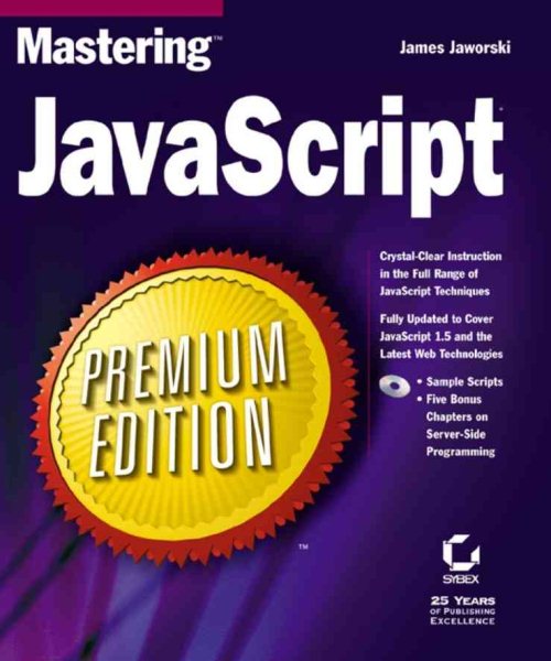 Mastering JavaScript Premium Edition cover