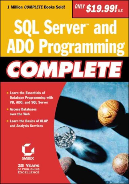 SQL Server and ADO Programming Complete cover