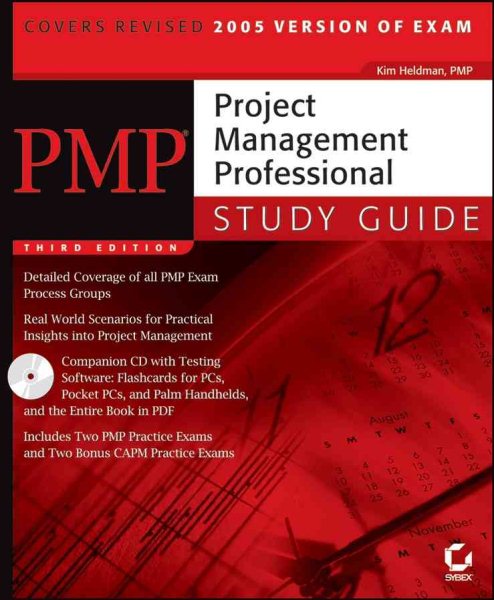 PMP: Project Management Professional Study Guide, 3rd Edition cover