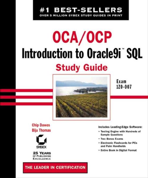 OCA/OCP: Introduction to Oracle9i SQL Study Guide cover