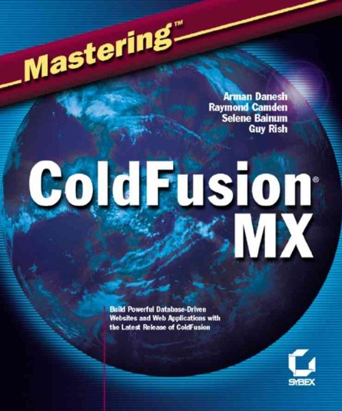 Mastering ColdFusion MX cover