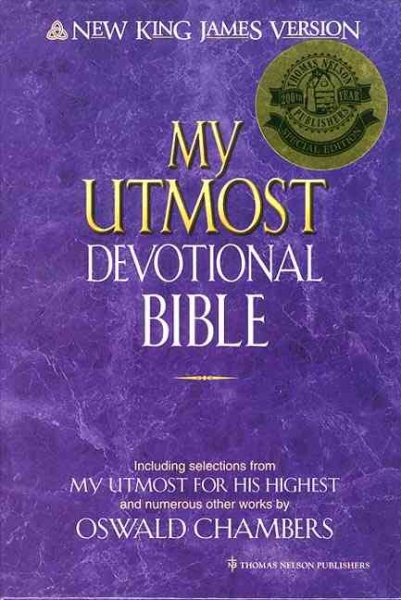 My Utmost Devotional Bible cover