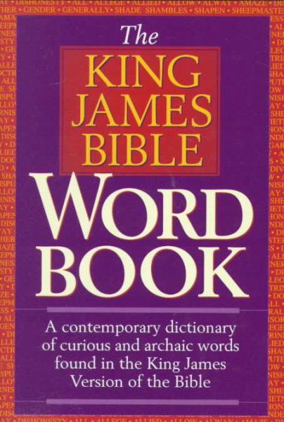 The King James Bible Word Book cover