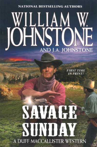 Savage Sunday (A Duff MacCallister Western) cover