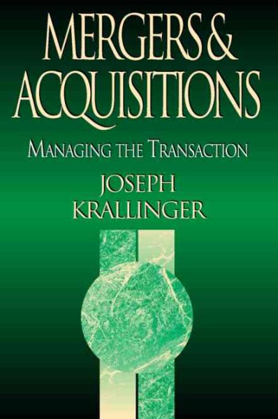 Mergers & Acquisitions: Managing the Transaction cover