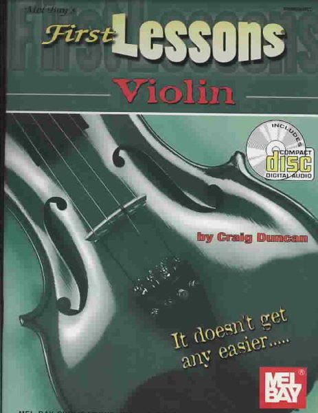 Mel Bay First Lessons Violin Book/CD Set cover