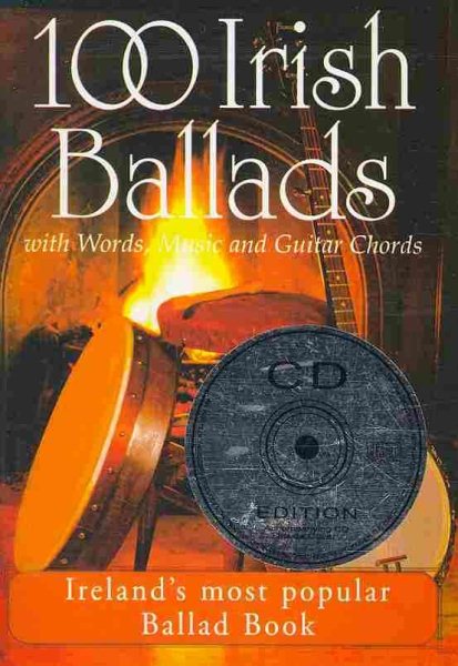 100 Irish Ballads With Words, Music & Guitar Chords cover