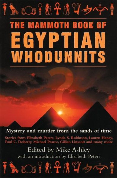 The Mammoth Book of Egyptian Whodunnits (Mammoth Books) cover