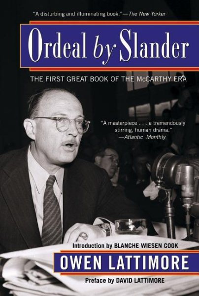 Ordeal by Slander: The First Great Book of the McCarthy Era cover