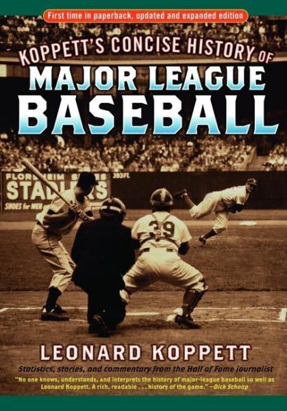 Koppett's Concise History of Major League Baseball cover