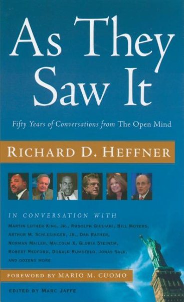 As They Saw It: A Half-Century of Conversations from The Open Mind cover