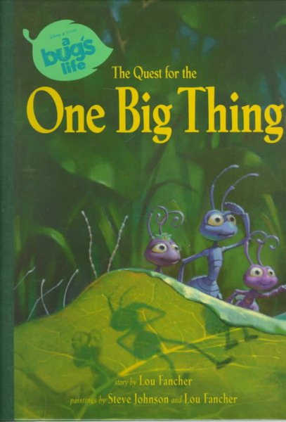 The Quest for the One Big Thing (A Bug's Life) cover
