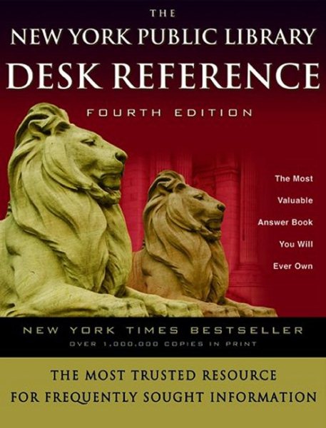 The New York Public Library American History Desk Reference cover