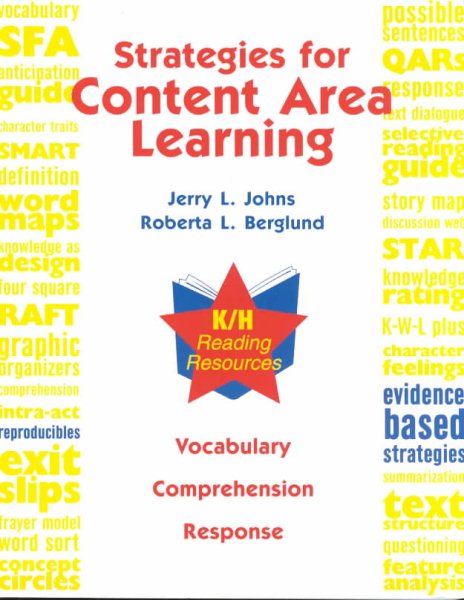 Strategies for Content Area Learning: Vocabulary Comprehension Response cover