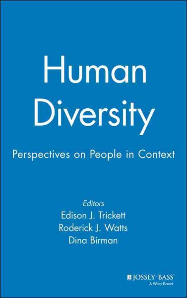 Human Diversity: Perspectives on People in Context cover