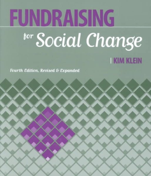 Fundraising for Social Change (Kim Klein's Fundraising Series) cover