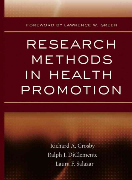 Research Methods in Health Promotion cover