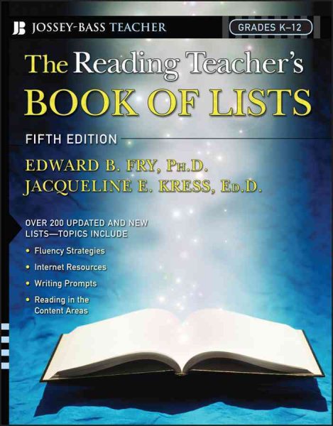 The Reading Teacher's Book Of Lists: Grades K-12, Fifth Edition cover