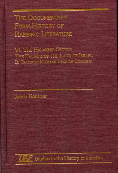 The Documentary Form-History of Rabbinic Literature cover