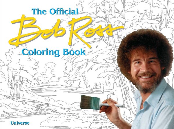 The Bob Ross Coloring Book cover