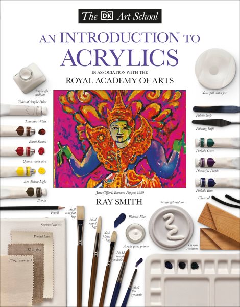 DK Art School: An Introduction to Acrylics cover