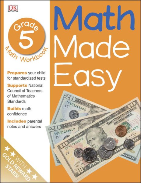 Math Made Easy: Fifth Grade Workbook cover